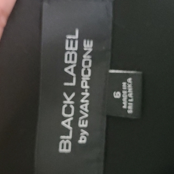 Black Label by Evan Picone Black And White‎ Dress - Picture 3 of 4